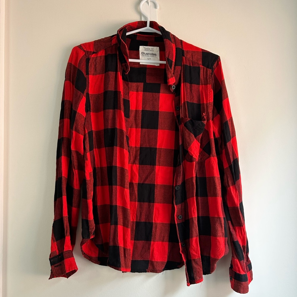 BLUENOTES plaid‎ button up